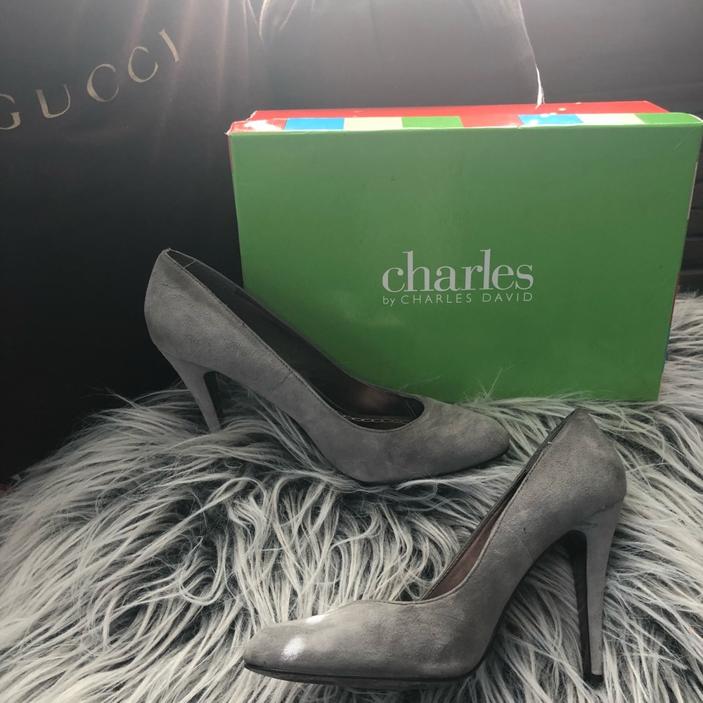 BCBG Suede Heels